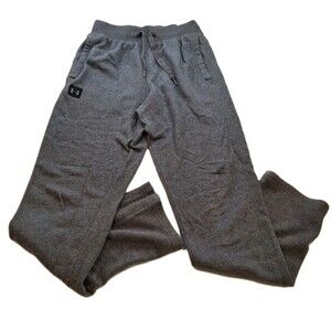 Under Armour Womens Small Gray Semi-Fitted Sweatpants Straight Leg Pants